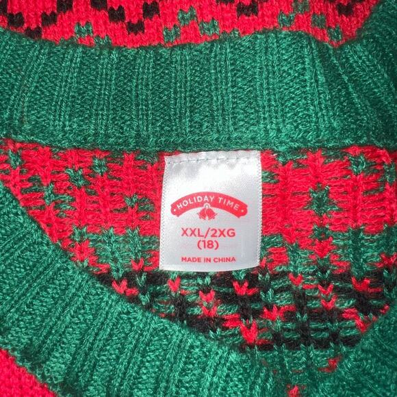 Holly Time Unisex XXL/2XG FALALALLAMA  3D Holiday Ugly Christmas Sweater - Picture 7 of 7